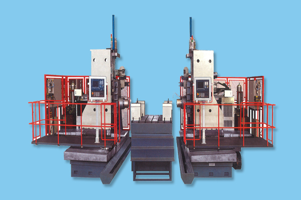 動柱雙面(miàn)镗銑專用機床(chuang)